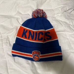 Blue and Orange Knicks Beanie